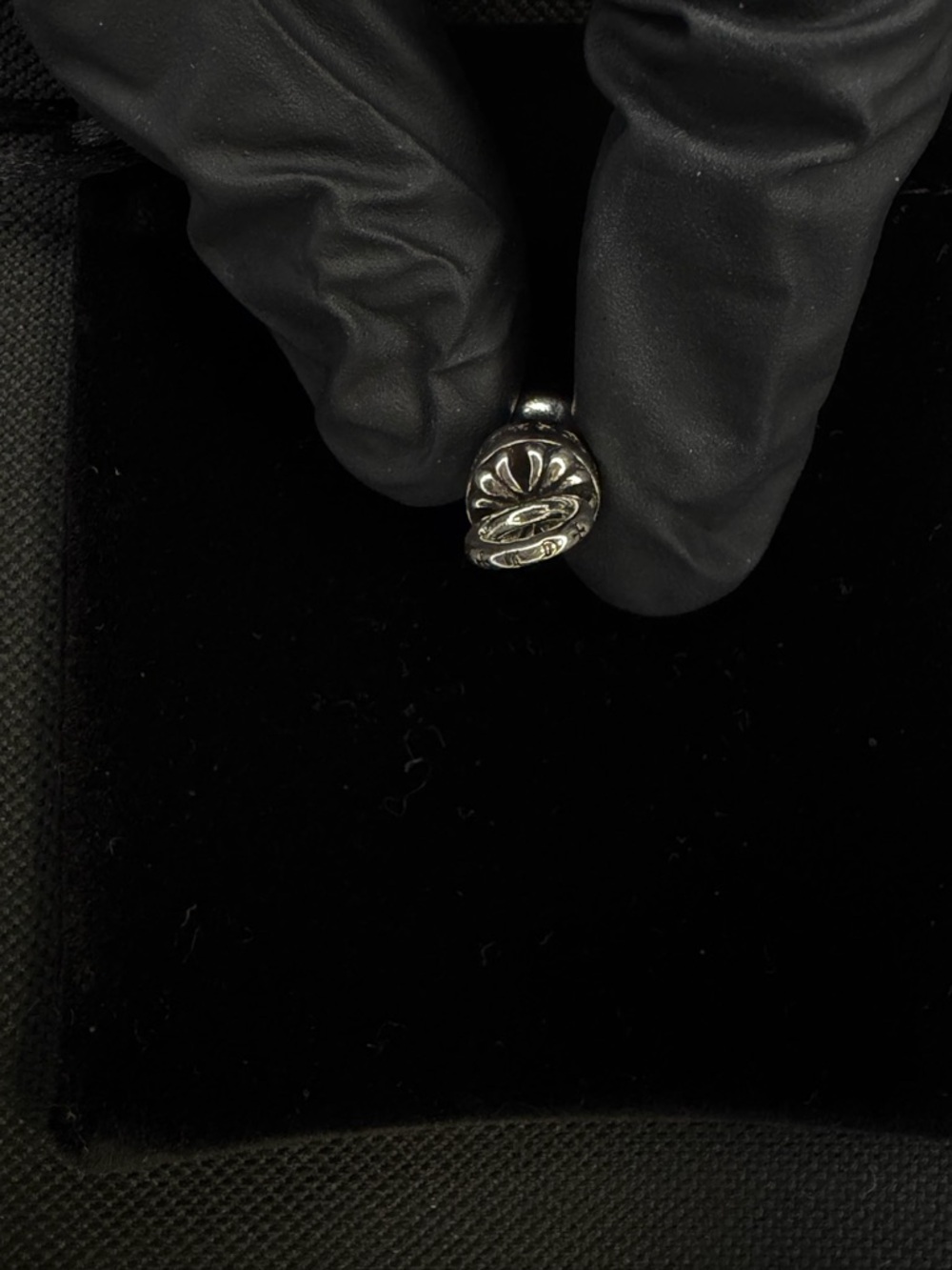 Chrome Hearts Silver Spike Cross Charm Pendant - Picture 3 of 3